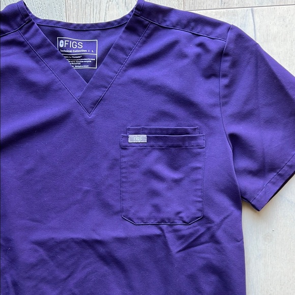 Figs Purple Scrub Set - Picture 3 of 7